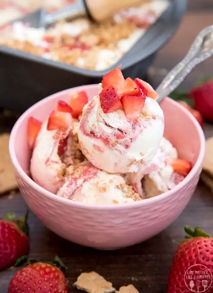 Strawberry Cheesecake Ice Cream