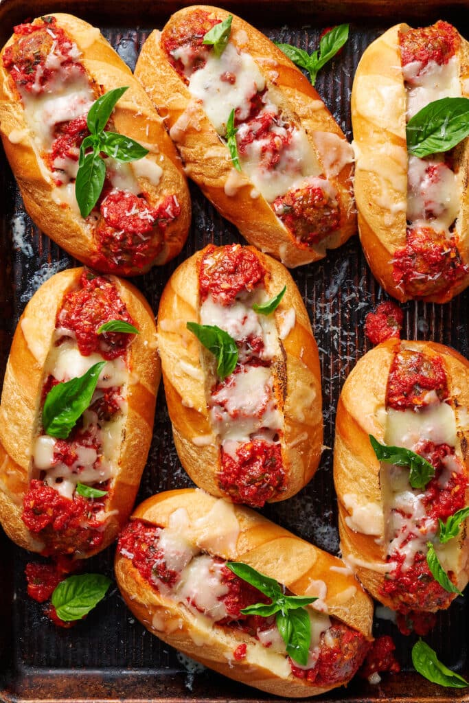 Best Italian Meatball Sub sandwich