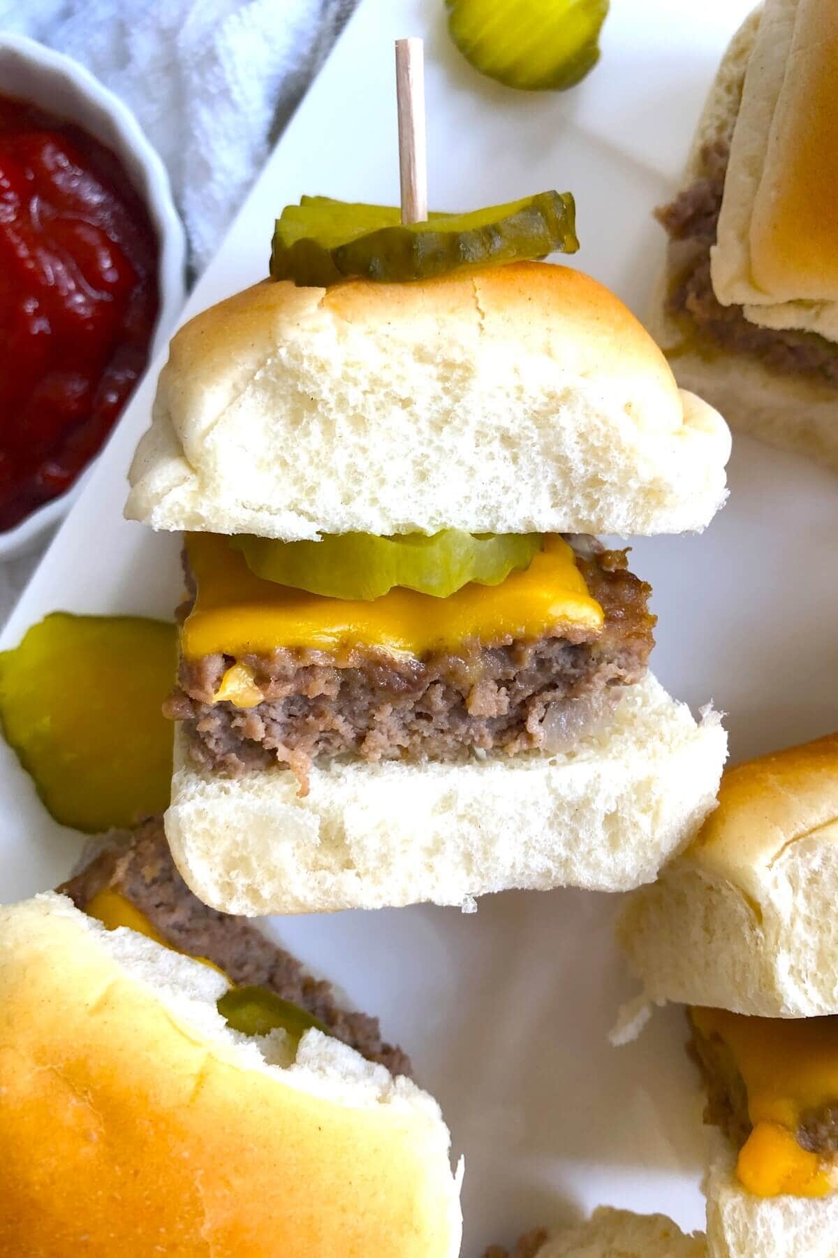 Cheeseburger Sliders for a Crowd