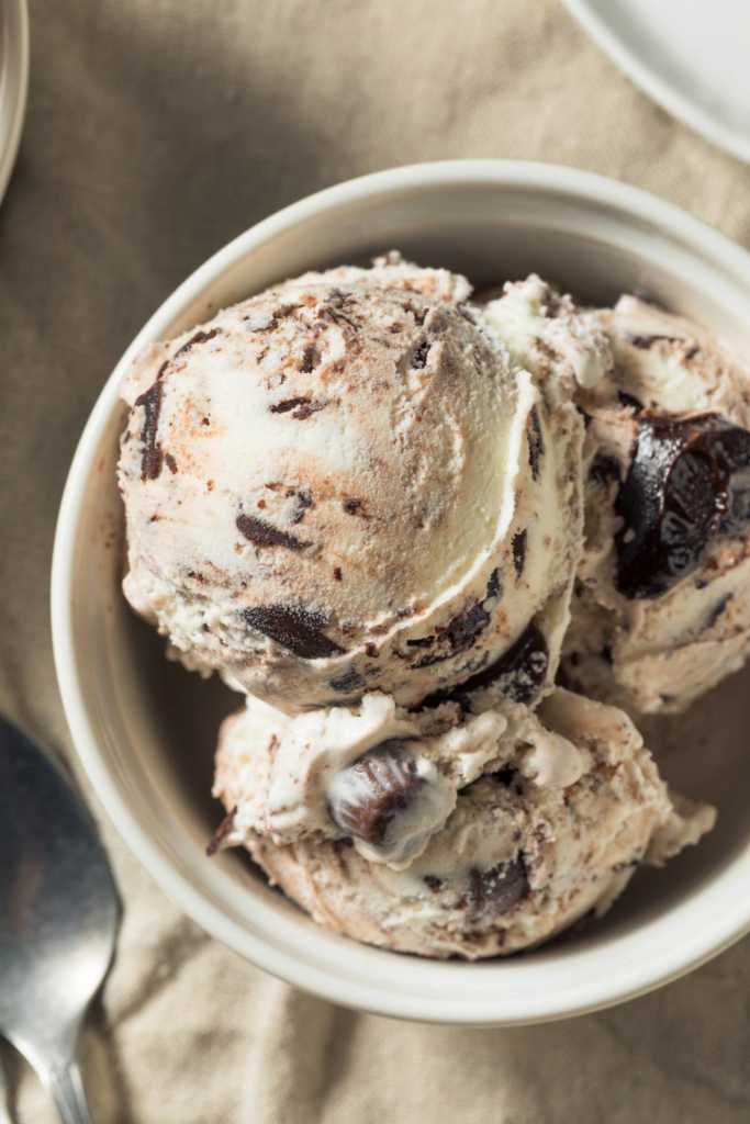 Homemade Moose Tracks Ice Cream