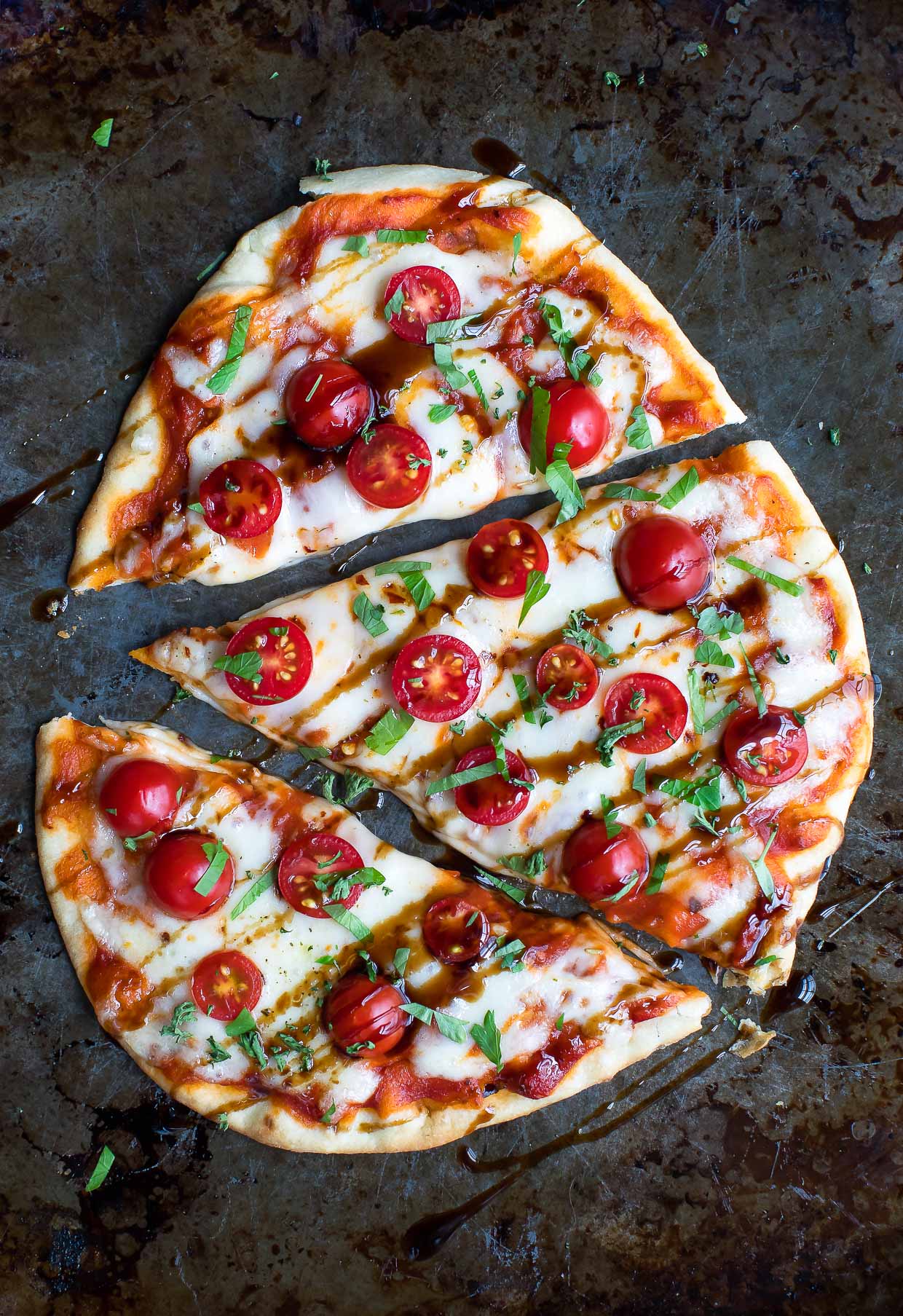 Margherita Flatbread Pizza