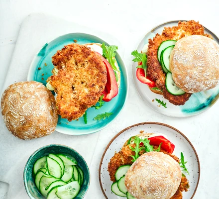 Spicy cauli steak burgers