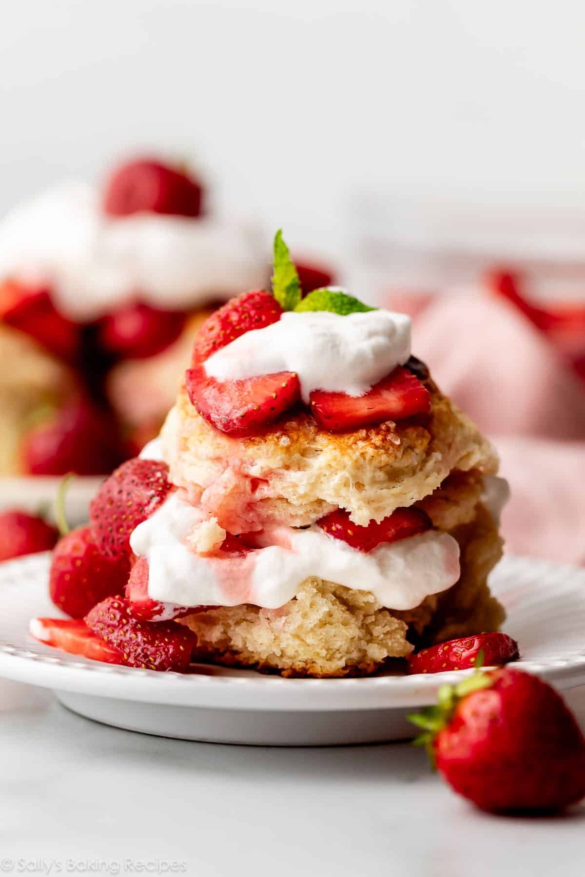 Homemade Strawberry Shortcake