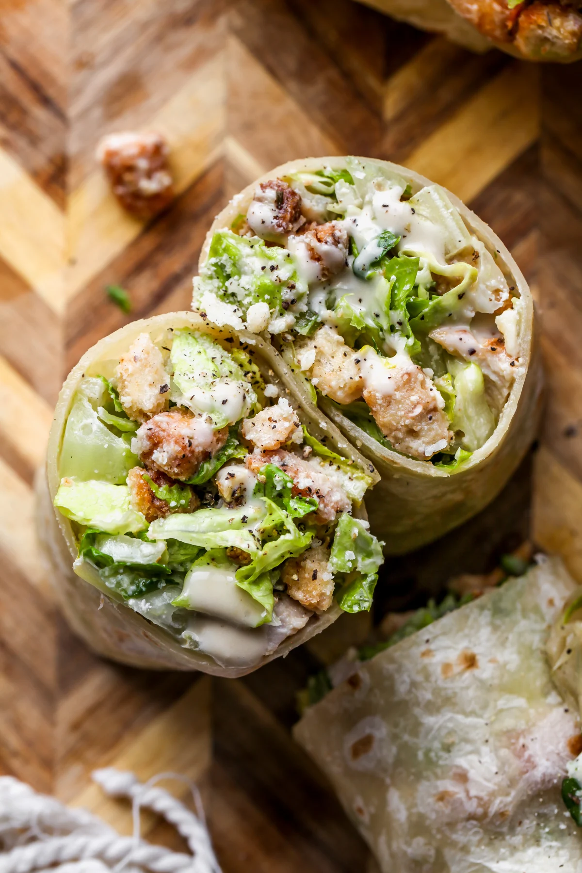 Miso Chicken Caesar Wrap