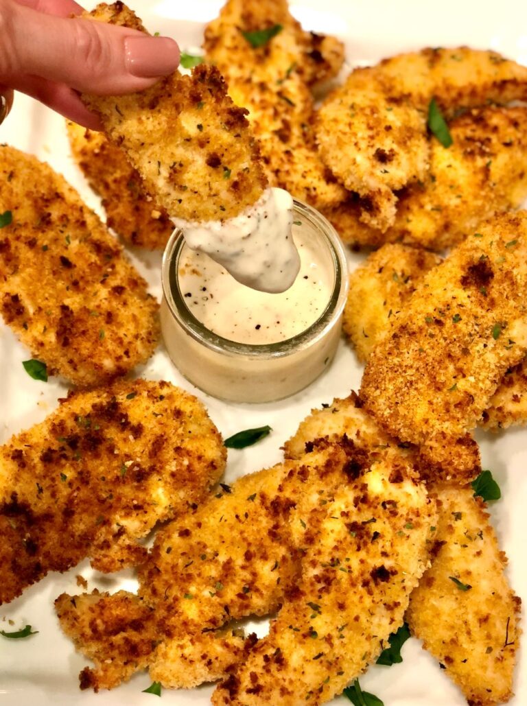 Spicy Baked Chicken Strips